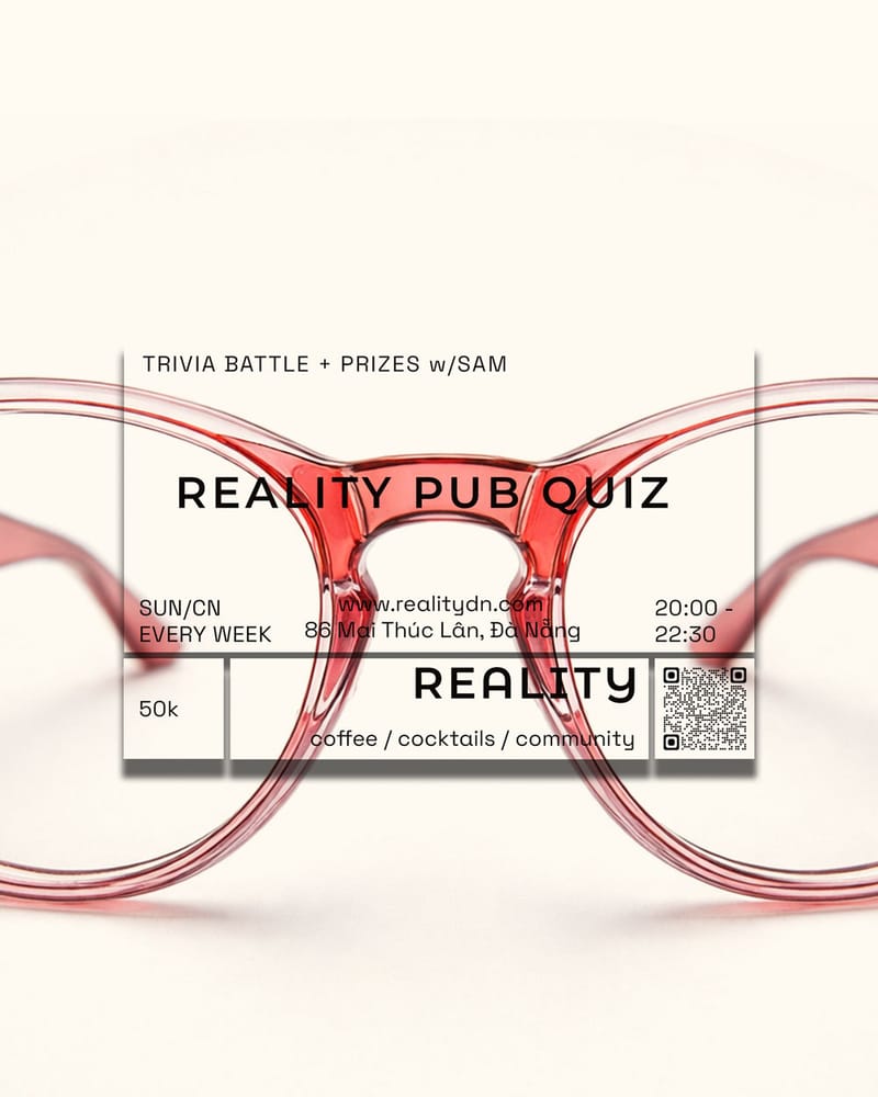 REALITY event poster — Đà Nẵng